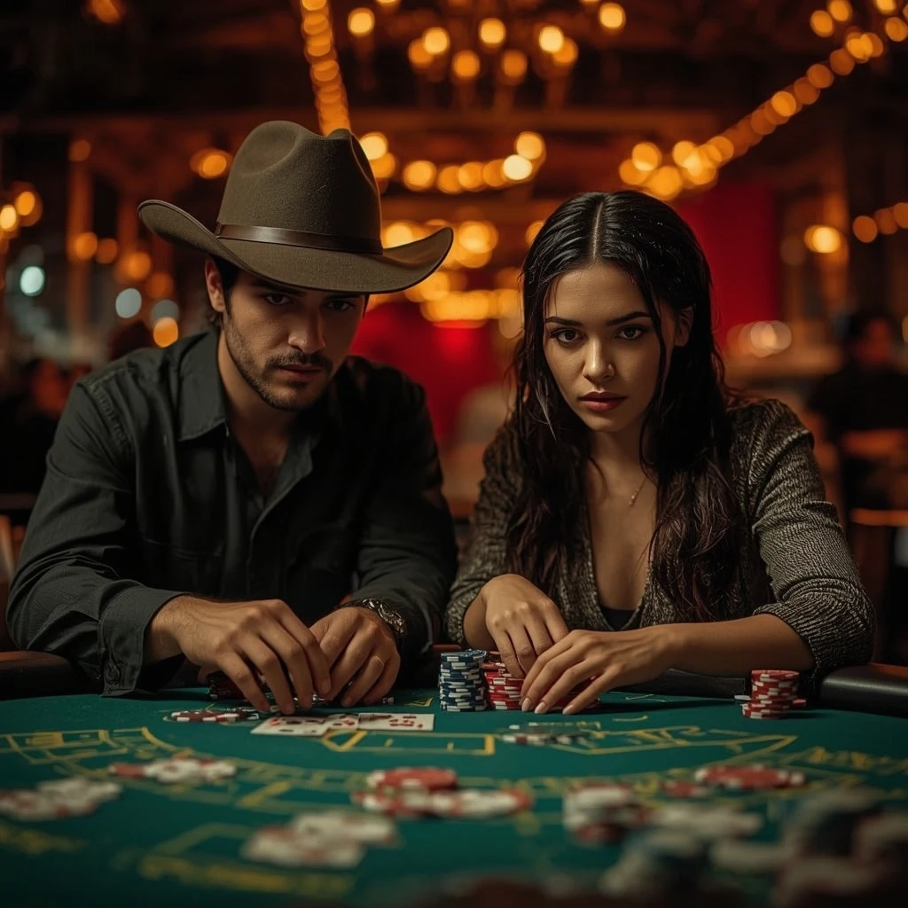 photo de deux joueurs de poker au Yukon Gold Casino